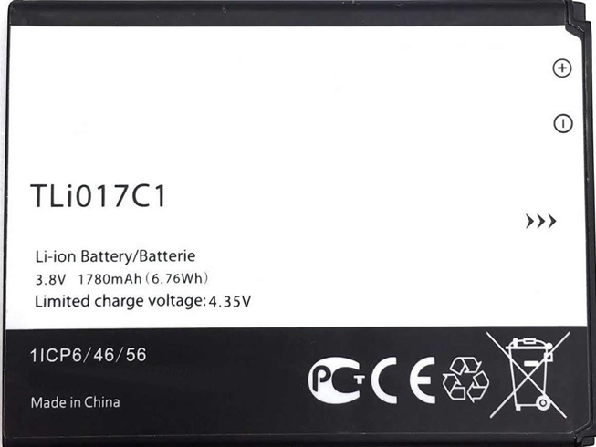 Batería para OneTouch-OT-800/802-799A/alcatel-TLi017C1